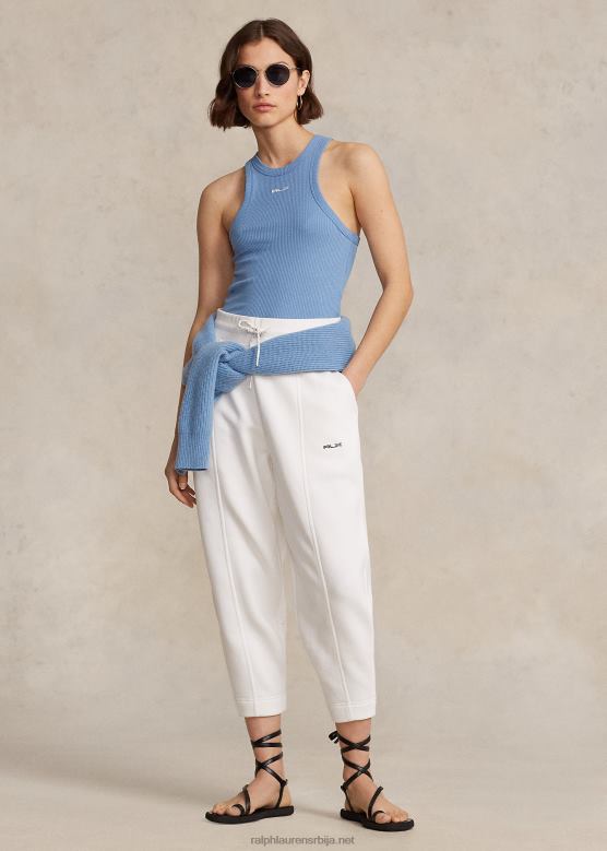 Жене Ralph Lauren тренирка од мешавине памука и шаргарепе V2V443128 папир бели