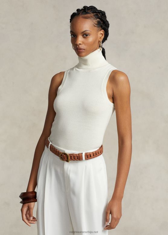 Жене Ralph Lauren вунена долчевина без рукава V2V443159 пергамент крем