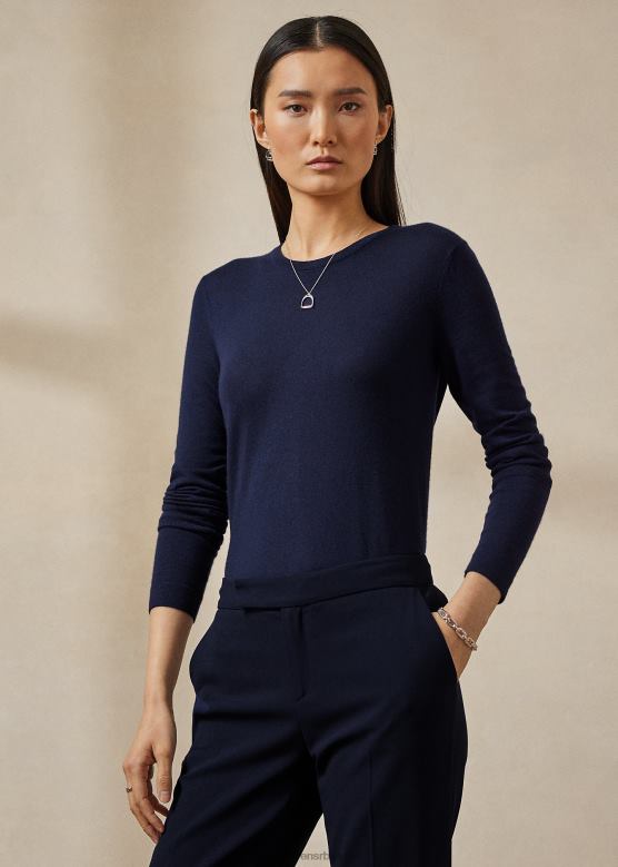 Жене Ralph Lauren џемпер од кашмира V2V443447 лук морнарица