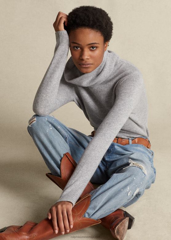 Жене Ralph Lauren долчевина од кашмира V2V444741 бруме хеатхер