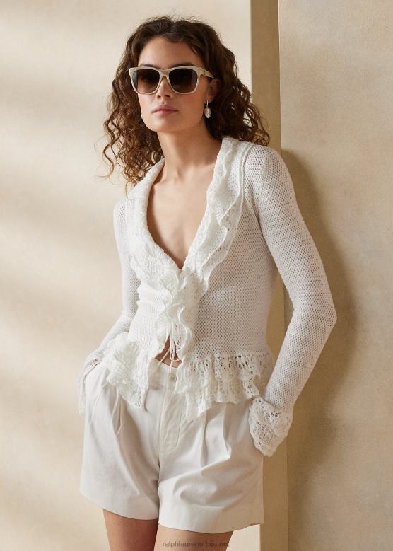 Жене Ralph Lauren џемпер с наборима V2V449271 лук крема