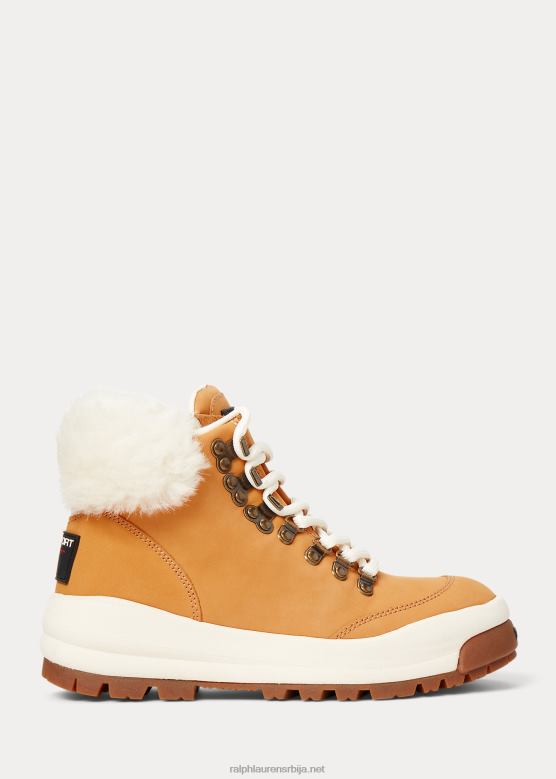 Жене Ralph Lauren поло спортске чизме од семиша и стриже V2V445116 пшеница