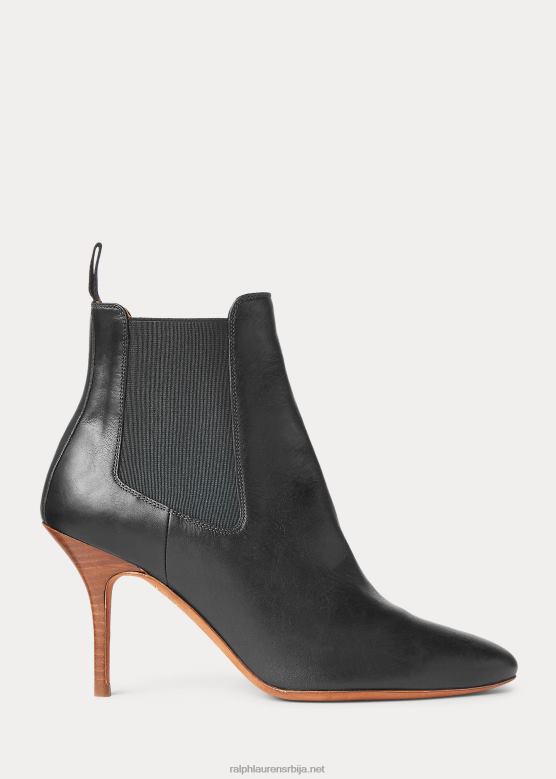 Жене Ralph Lauren вацхетта чизма од мачића са петом од телеће коже V2V449630 црн