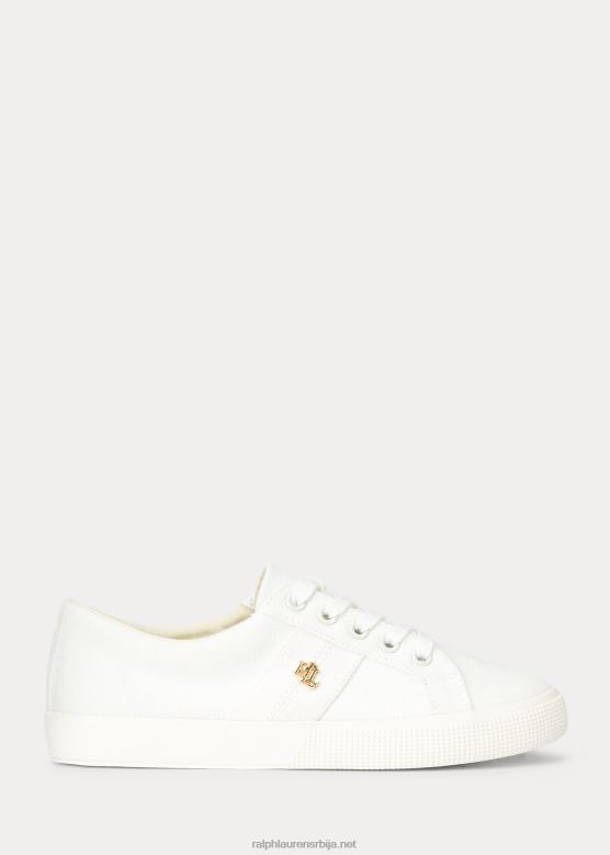 Жене Ralph Lauren јансон ии платнене патике V2V445085 бео