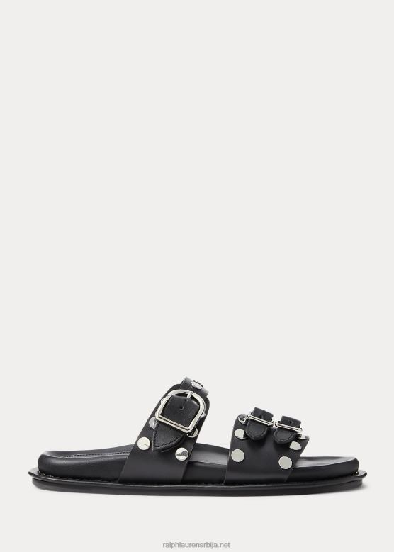 Жене Ralph Lauren езра сандале од јагњеће коже V2V444962 црн