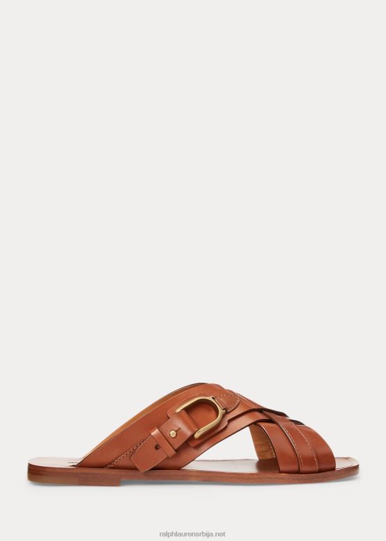 Жене Ralph Lauren јацие сандала од телеће коже V2V444976 рл злато