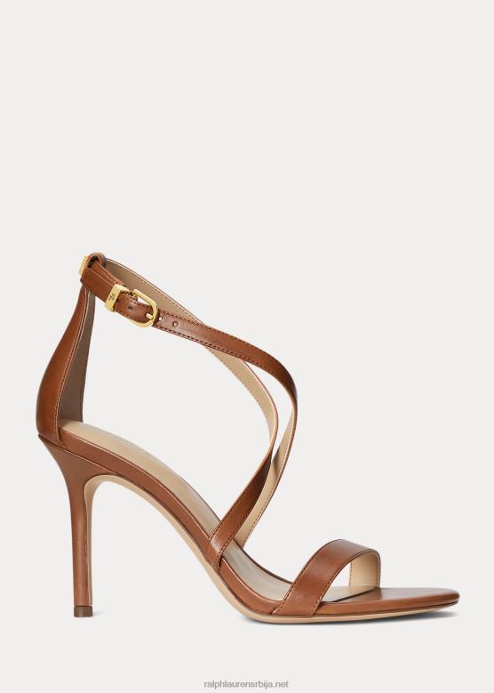 Жене Ralph Lauren габриеле сандале од брушене коже V2V445001 дубок седласти тен