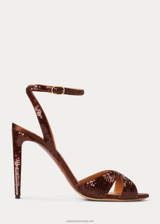 Жене Ralph Lauren кандице сандале са шљокицама V2V449653 корњача