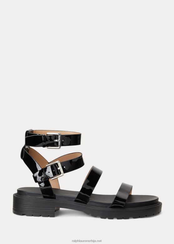 Жене Ralph Lauren каилеен лакиране сандале V2V449712 црн