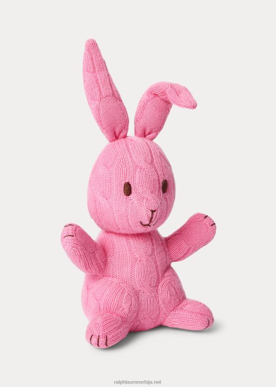 беба Ralph Lauren зека од кашмира од плетеног кабла V2V448343 хаммонд пинк