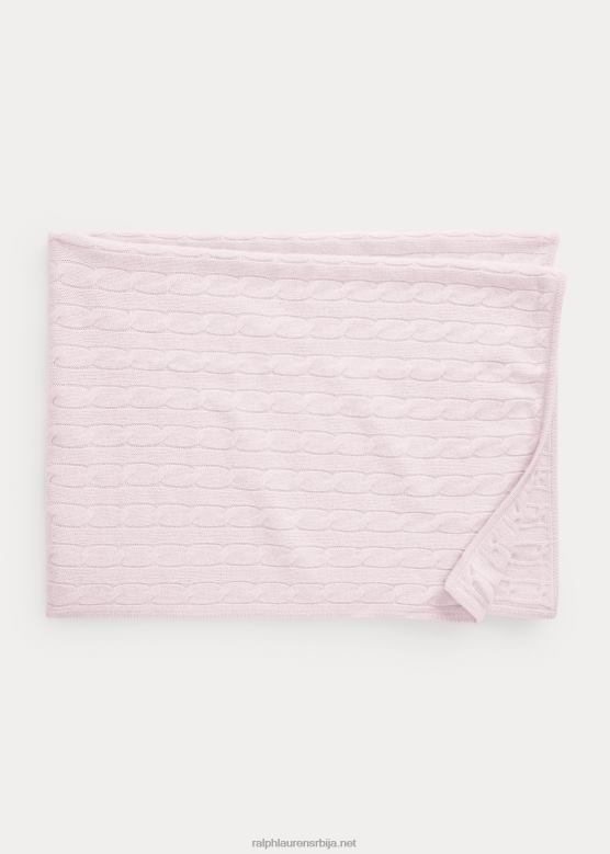 беба Ralph Lauren кашмирско ћебе V2V448072 јутарње розе