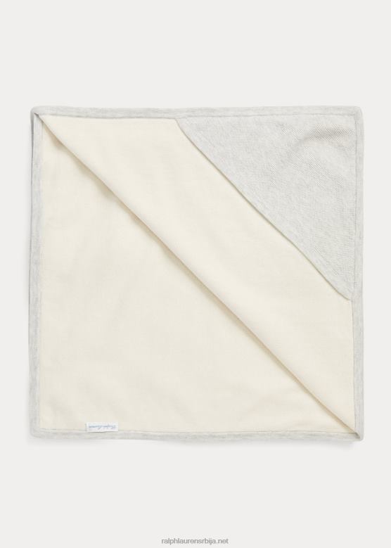 беба Ralph Lauren покривач од органског памука V2V448090 кварцни хеатхер мулти