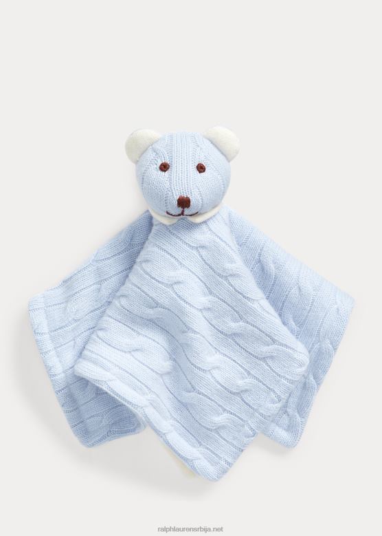 беба Ralph Lauren љупко ћебе од кашмира V2V448094 бисерно плава