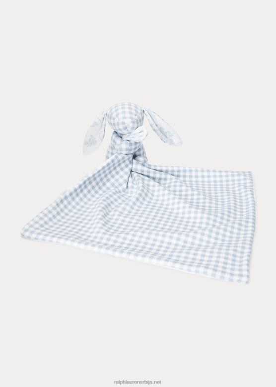 беба Ralph Lauren реверзибилно ћебе од памучног зечића V2V448098 плави баштенски тоалет мулти