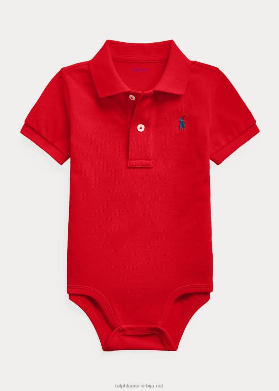 беба Ralph Lauren памучни мрежасти поло боди V2V447683 рл 2000 ред