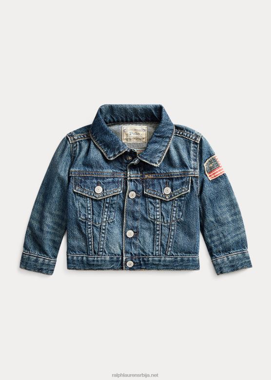 беба Ralph Lauren тексас камионска јакна V2V448327 инвоод