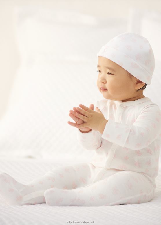 беба Ralph Lauren комбинезон од органског памука V2V447729 розе мулти