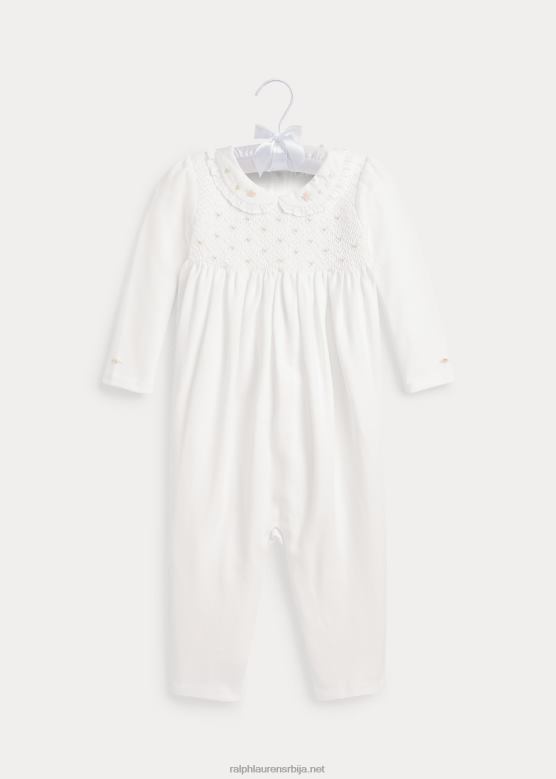 беба Ralph Lauren комбинезон од органског памука V2V447744 бео