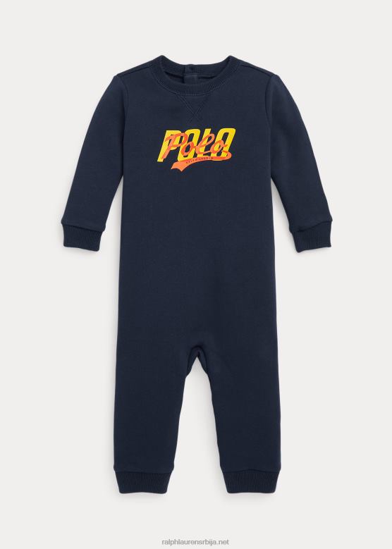 беба Ralph Lauren комбинезон од флиса V2V448172 крстарење морнарице