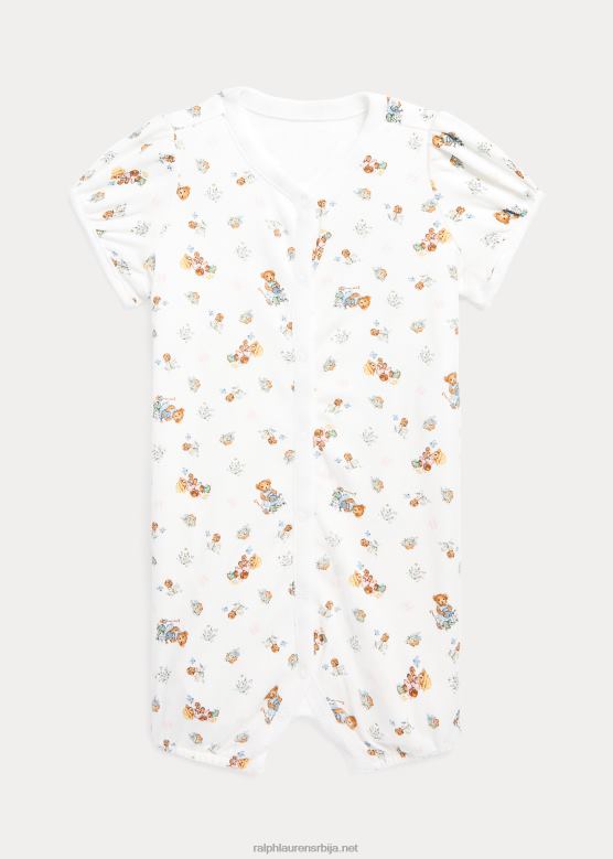 беба Ralph Lauren поло медвед памучни балон Схорталл V2V447675 баштенски медвед