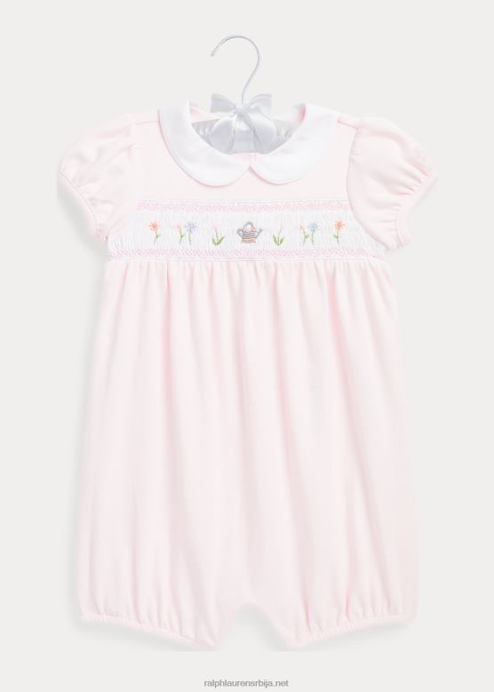 беба Ralph Lauren обложени памучни балончић V2V447686 нежно розе