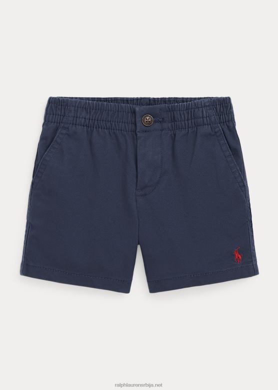 беба Ralph Lauren поло препстер флек абрасион кепер кратки V2V447904 невпорт морнарица