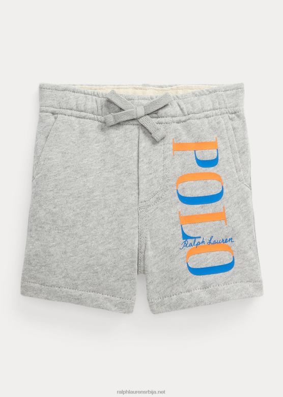беба Ralph Lauren лого спа фротир кратко V2V447921 и преко вријеска
