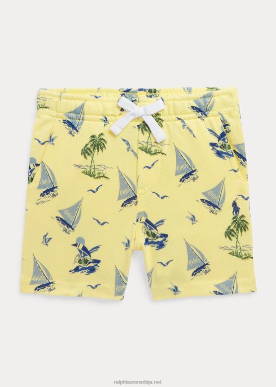 беба Ralph Lauren поло медвед бања фротир кратка V2V447928 бристол иеллов