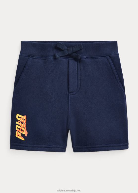 беба Ralph Lauren лого флис кратка V2V448288 крстарење морнарице