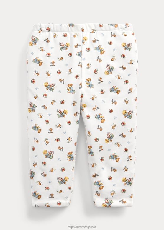 беба Ralph Lauren поло беар реверзибилне памучне панталоне V2V447966 дечак баштенски медвед/плава нота