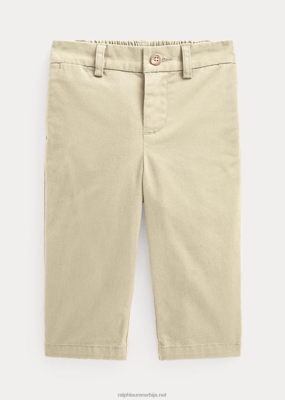 беба Ralph Lauren растезљиве памучне цхино панталоне V2V447968 основни песак