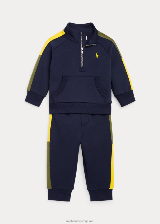 беба Ralph Lauren Дуксерица и џогер панталоне V2V448193 крстарење морнарице мулти