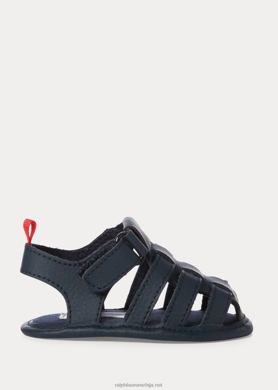 беба Ralph Lauren Даррелл ИИ кожне сандале V2V448126 морнарица
