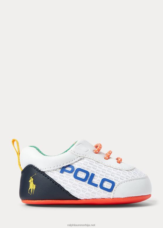 беба Ralph Lauren тецх рацер мрежасте слип-он патике V2V448118 бела мулти