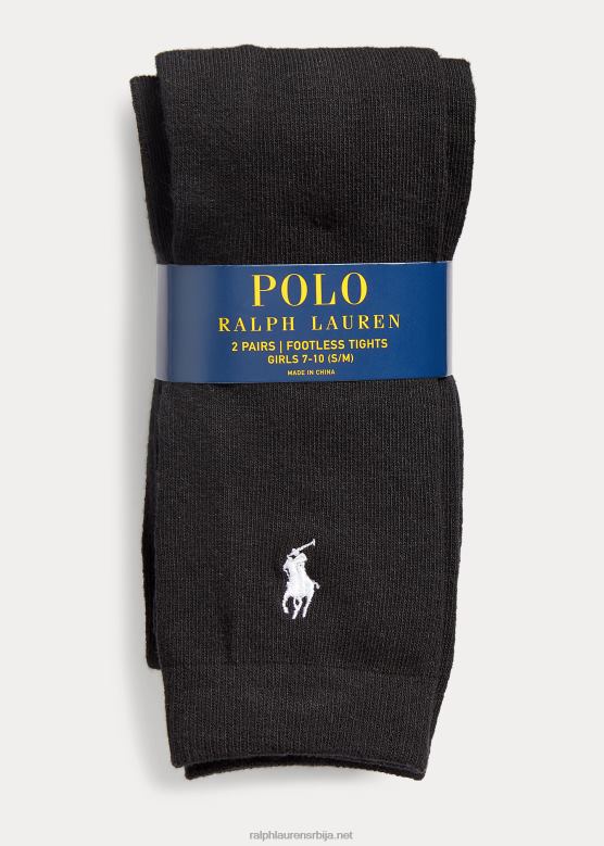 клинци Ralph Lauren хулахопке без стопала 2 ком V2V447257 црн