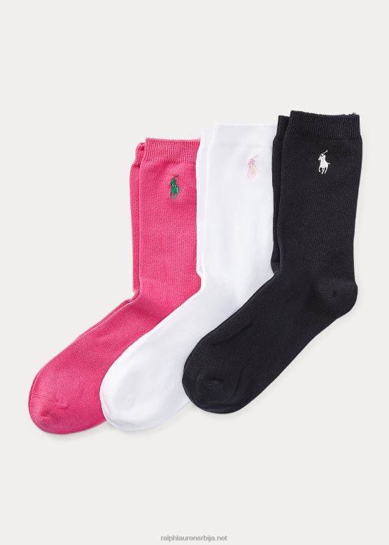 клинци Ralph Lauren равне плетене чарапе 3 ком V2V447255 мулти