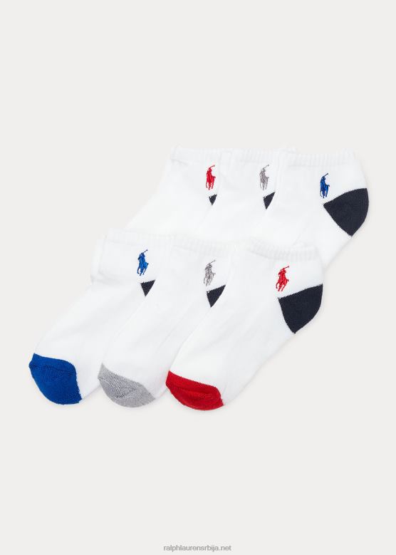 клинци Ralph Lauren спортске чарапе 6 ком V2V445957 бео