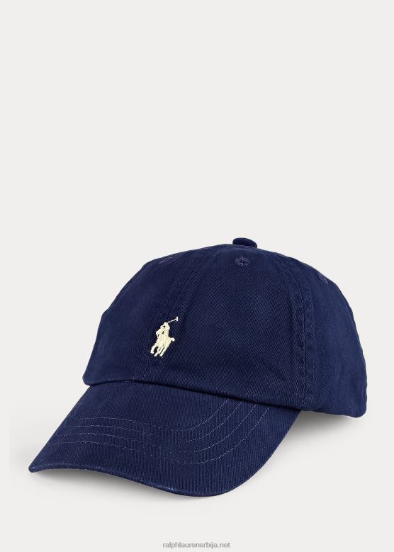 клинци Ralph Lauren памучна цхино бејзбол капа V2V445954 невпорт морнарица