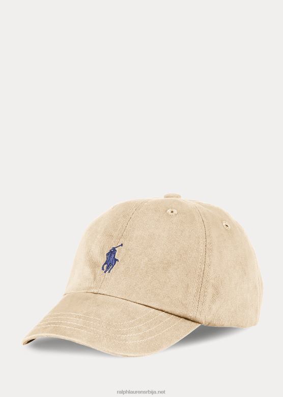 клинци Ralph Lauren памучна цхино бејзбол капа V2V445956 каки