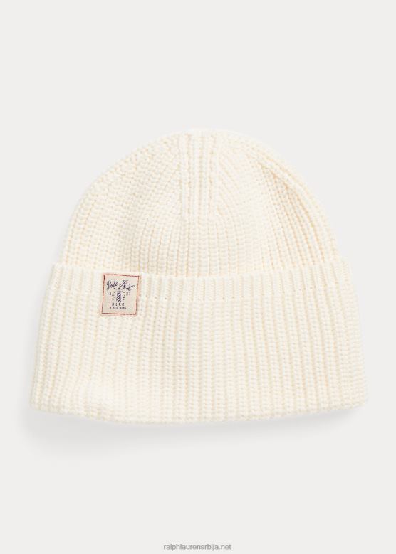 клинци Ralph Lauren памучна капа од кардигана V2V447626 цлубхоусе цреам