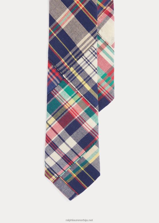 клинци Ralph Lauren карирана памучна мадрашка кравата V2V445835 мулти