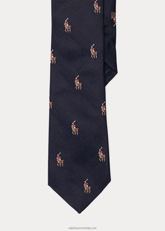клинци Ralph Lauren поло пони свилена кравата V2V445871 морнарица