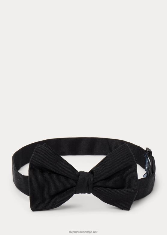 клинци Ralph Lauren претходно везана свилена лептир машна V2V446257 црна 1