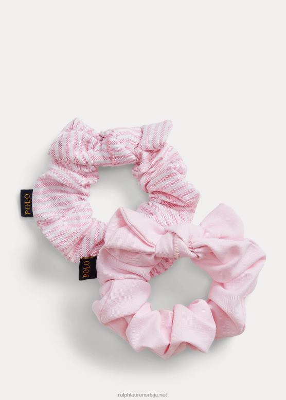 клинци Ralph Lauren пругаста машна за резање 2 ком V2V447163 кармел розе