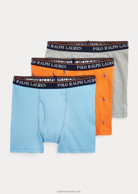 клинци Ralph Lauren ребрасте памучне гаћице, 3 ком V2V446399 мулти