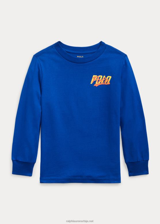 клинци Ralph Lauren мајица дугих рукава од дреса са логом V2V446528 сафирна звезда