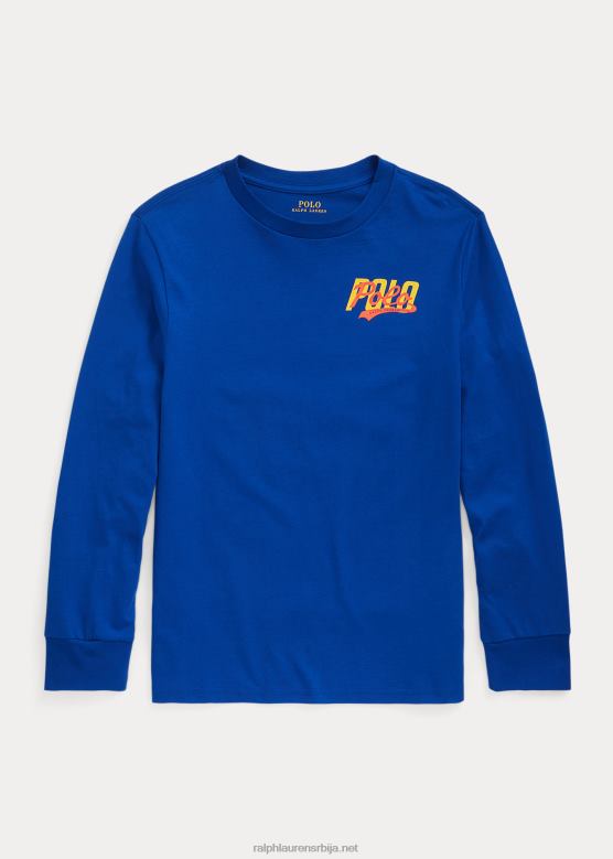 клинци Ralph Lauren мајица дугих рукава од дреса са логом V2V446669 сафирна звезда