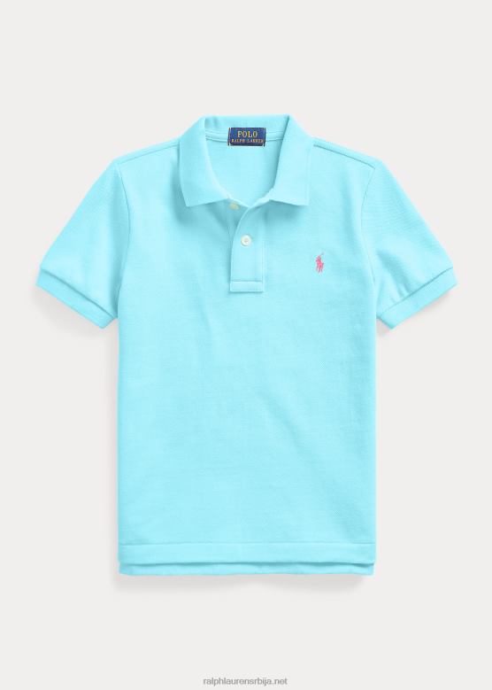 клинци Ralph Lauren култна мрежаста поло мајица V2V445679 тиркизна нова