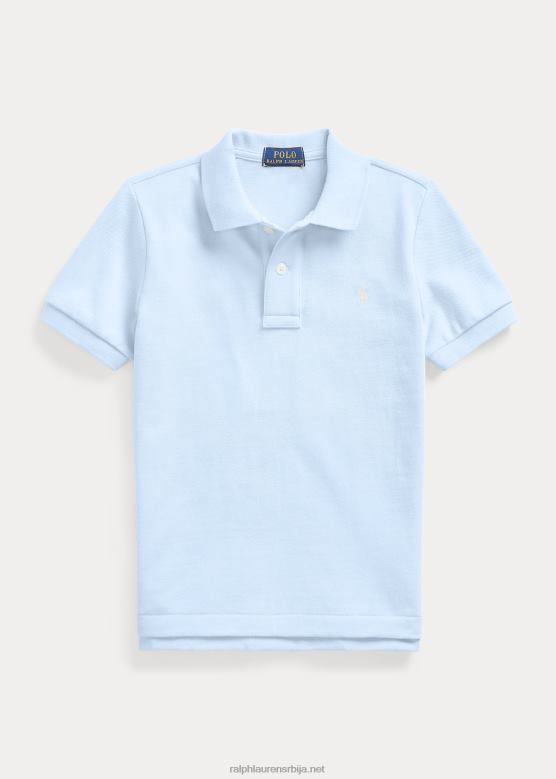 клинци Ralph Lauren култна мрежаста поло мајица V2V445680 канцеларијско плаво