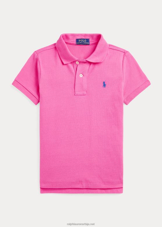 клинци Ralph Lauren култна мрежаста поло мајица V2V445703 пустињско розе